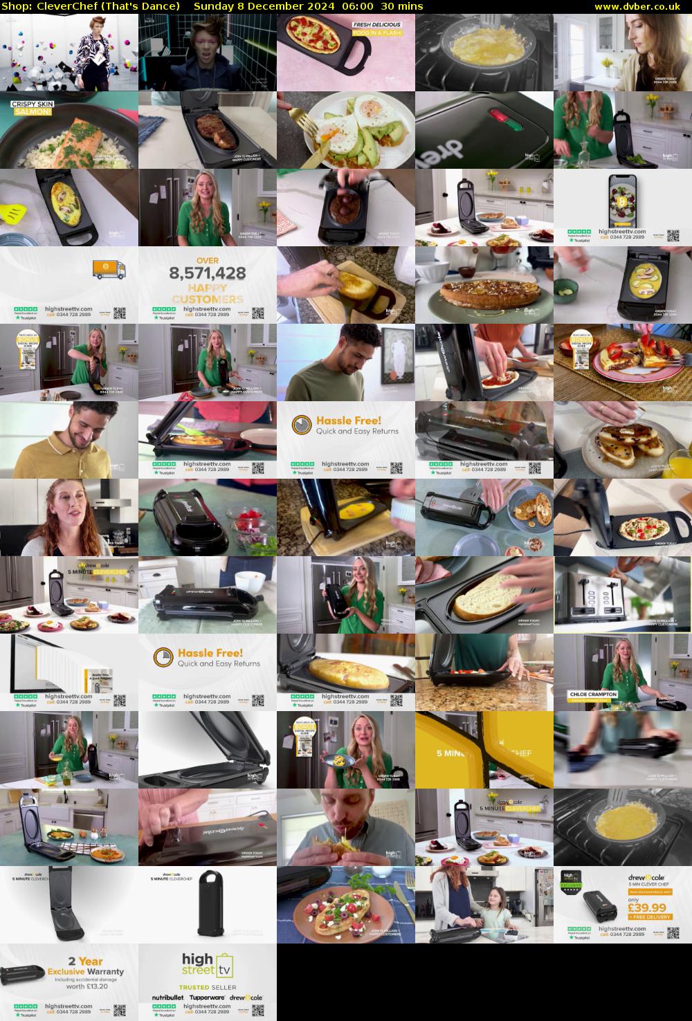 Shop: CleverChef (That's Dance) Sunday 8 December 2024 06:00 - 06:30