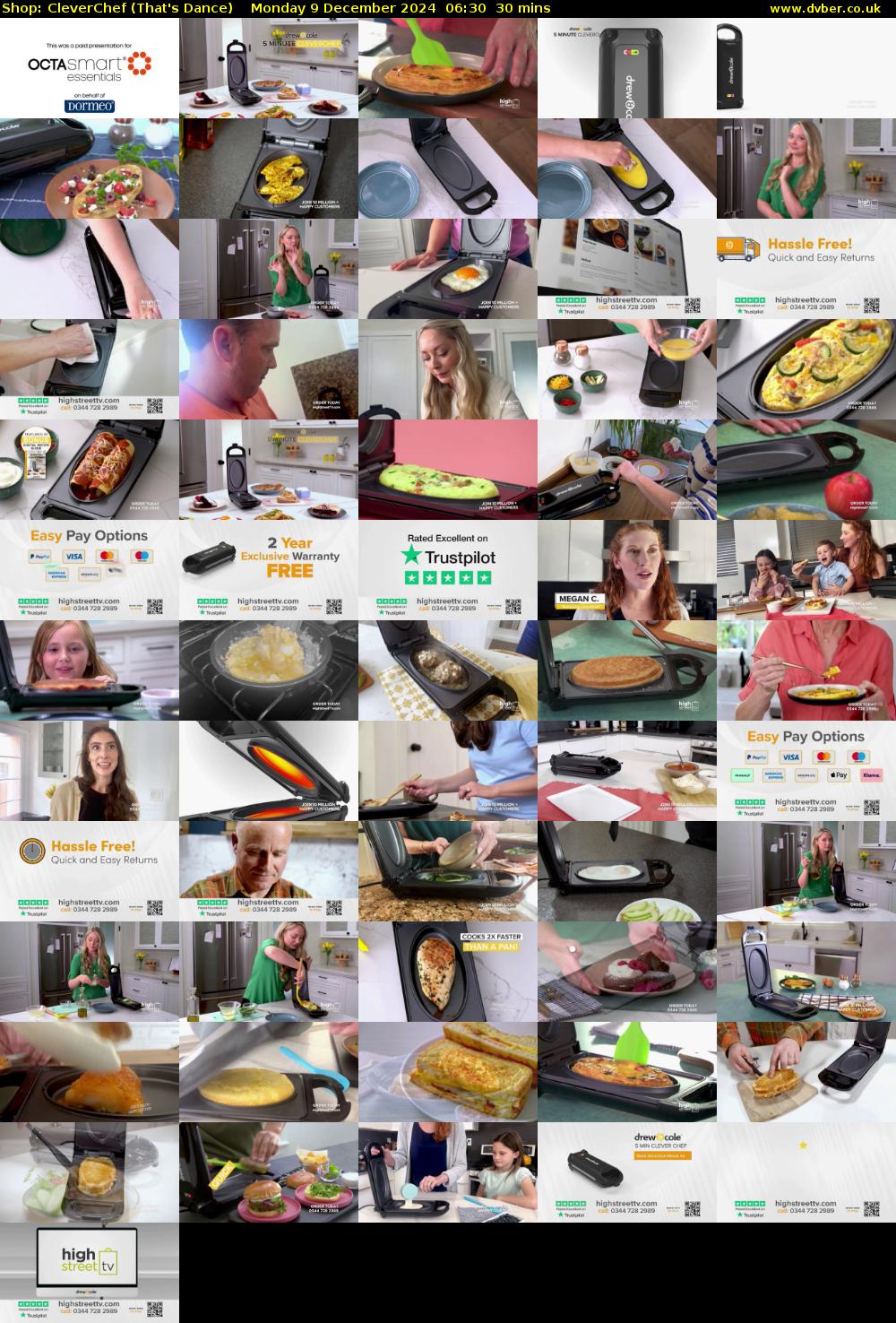 Shop: CleverChef (That's Dance) Monday 9 December 2024 06:30 - 07:00