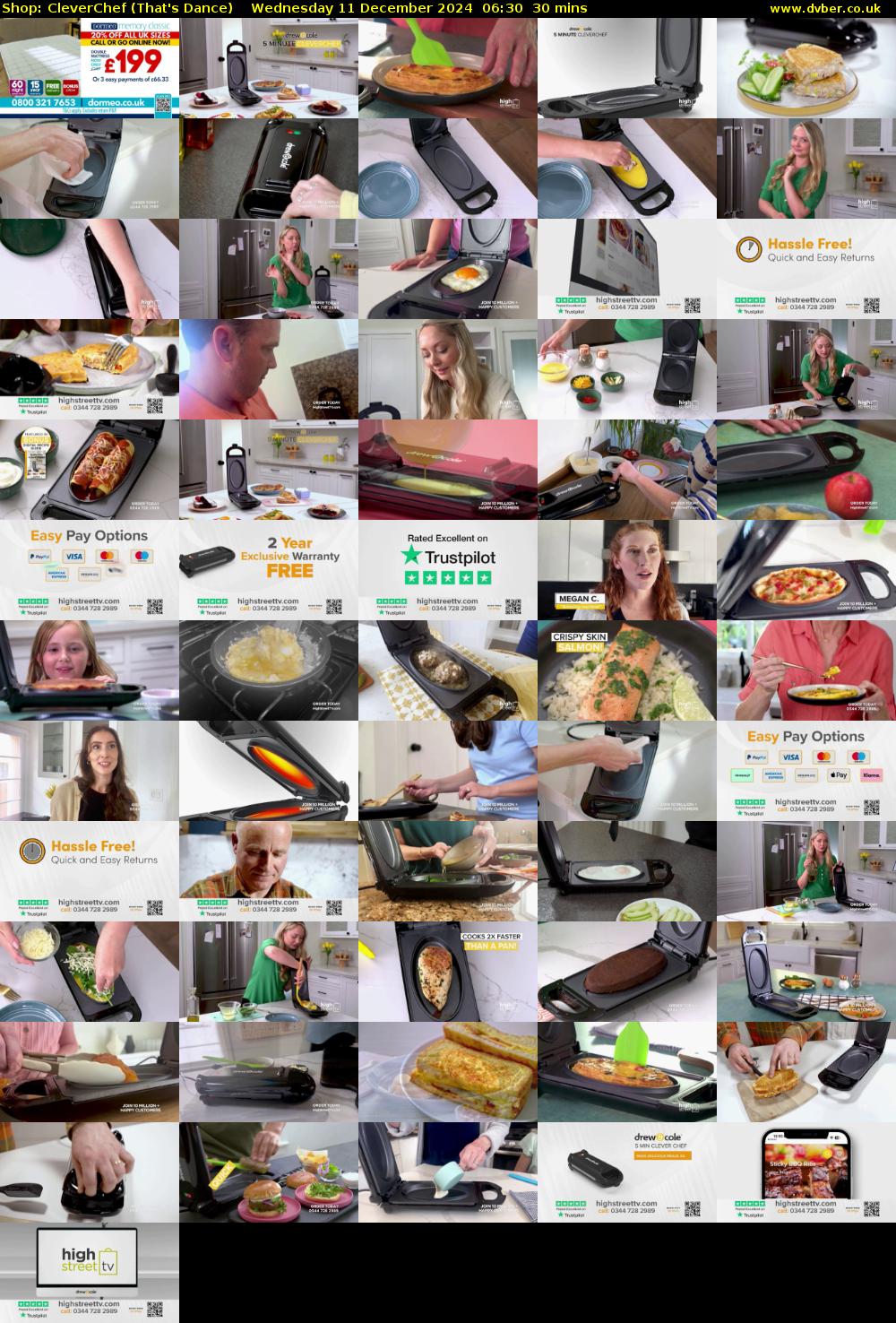 Shop: CleverChef (That's Dance) Wednesday 11 December 2024 06:30 - 07:00