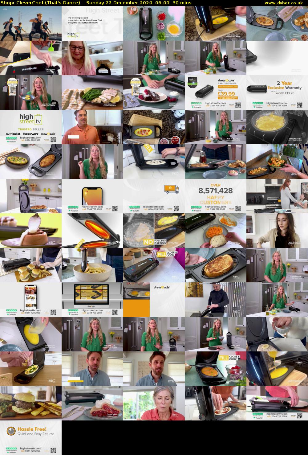 Shop: CleverChef (That's Dance) Sunday 22 December 2024 06:00 - 06:30