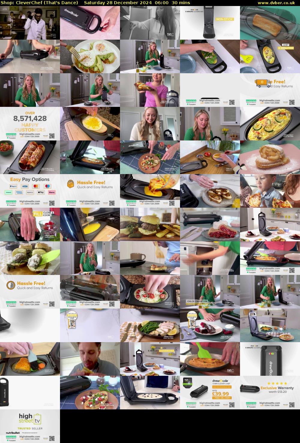 Shop: CleverChef (That's Dance) Saturday 28 December 2024 06:00 - 06:30