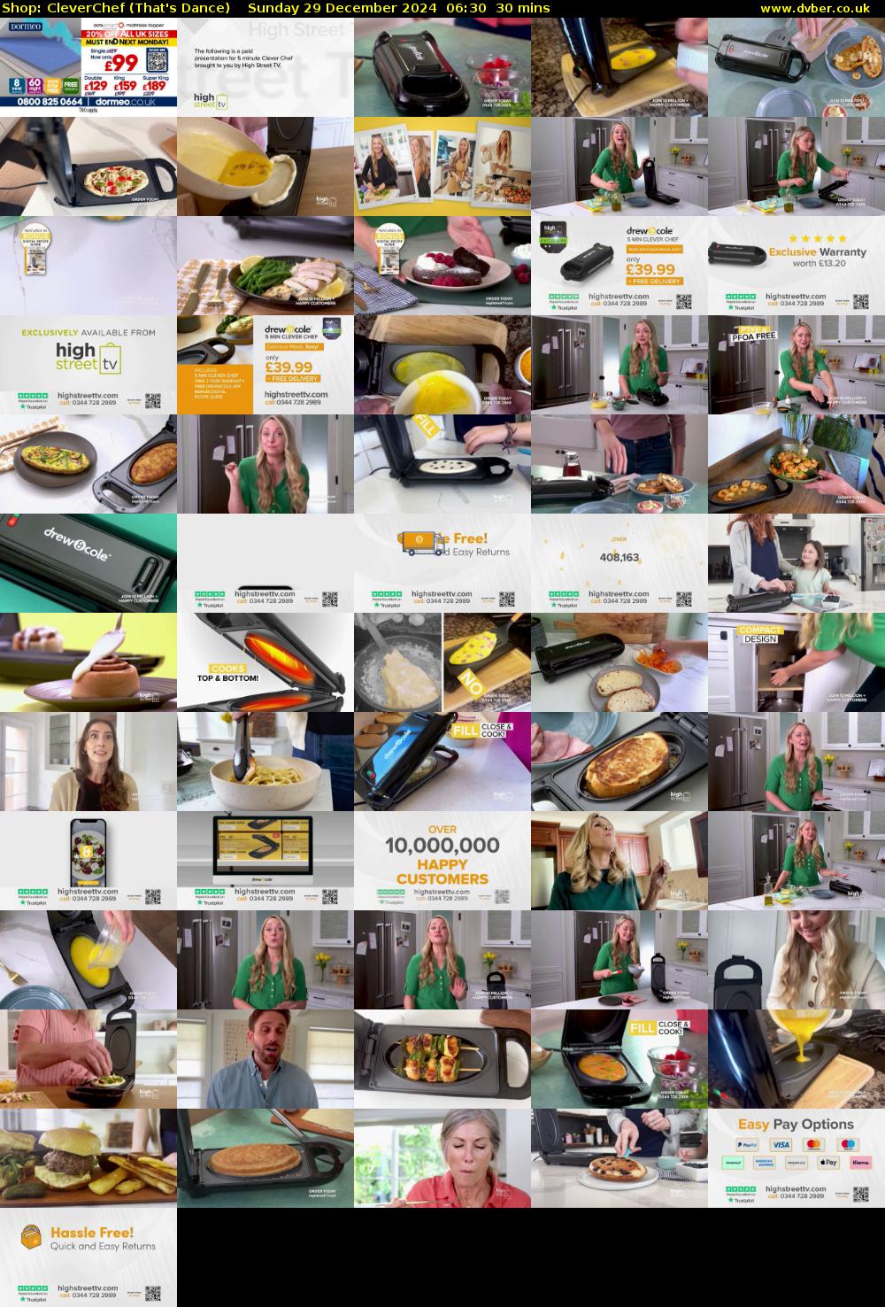 Shop: CleverChef (That's Dance) Sunday 29 December 2024 06:30 - 07:00