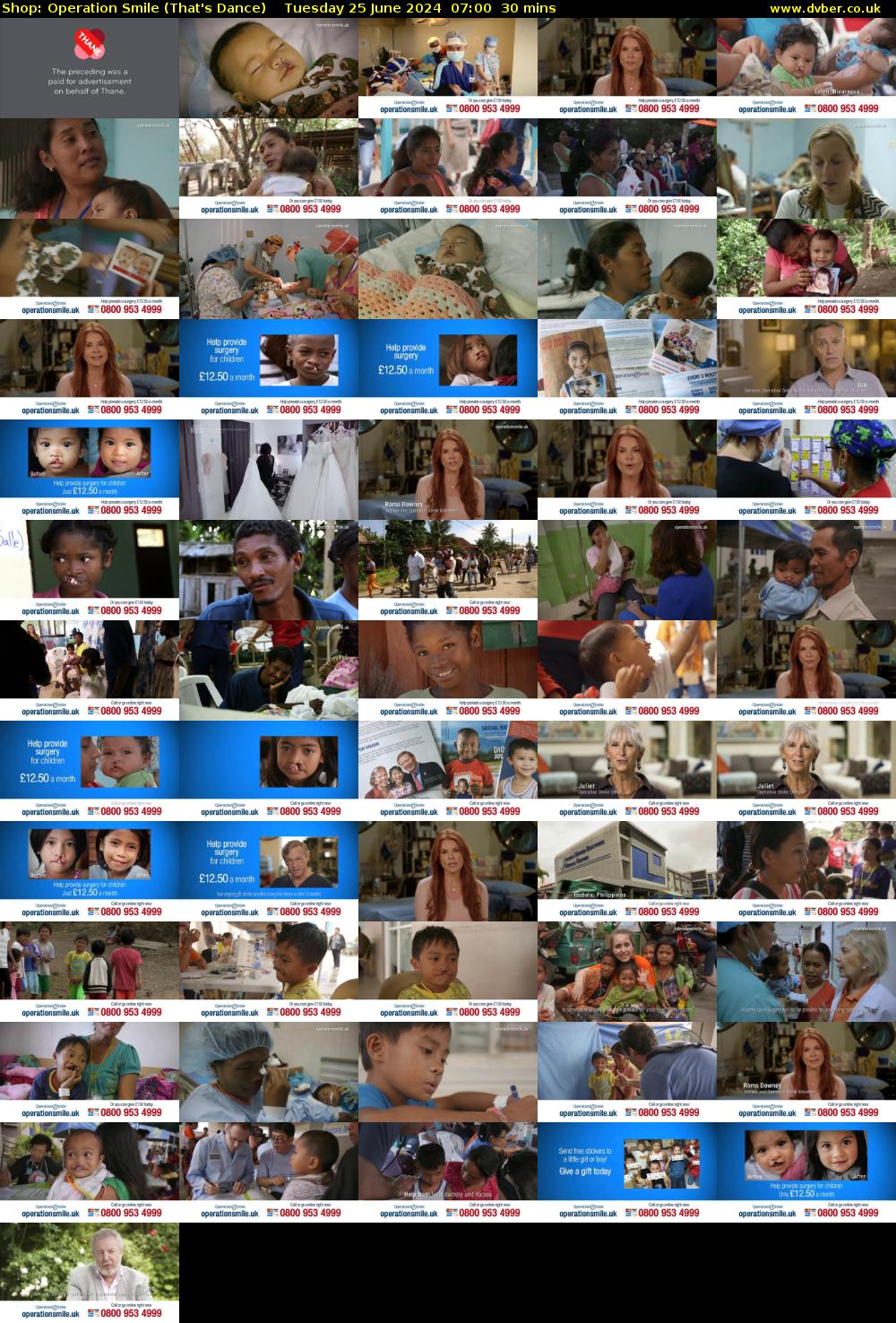 Shop: Operation Smile (That's Dance) Tuesday 25 June 2024 07:00 - 07:30
