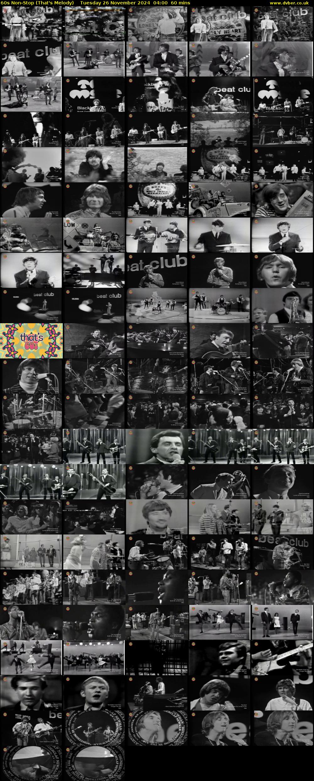 60s Non-Stop (That's Melody) Tuesday 26 November 2024 04:00 - 05:00