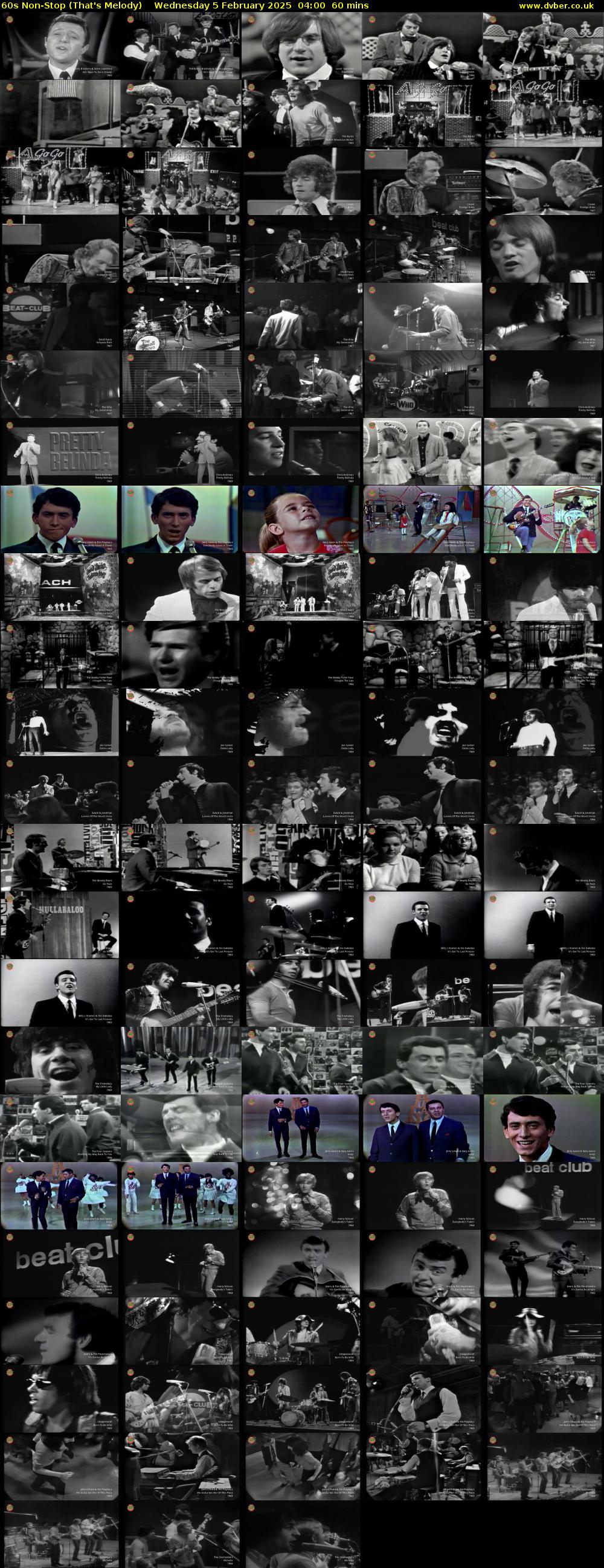 60s Non-Stop (That's Melody) Wednesday 5 February 2025 04:00 - 05:00