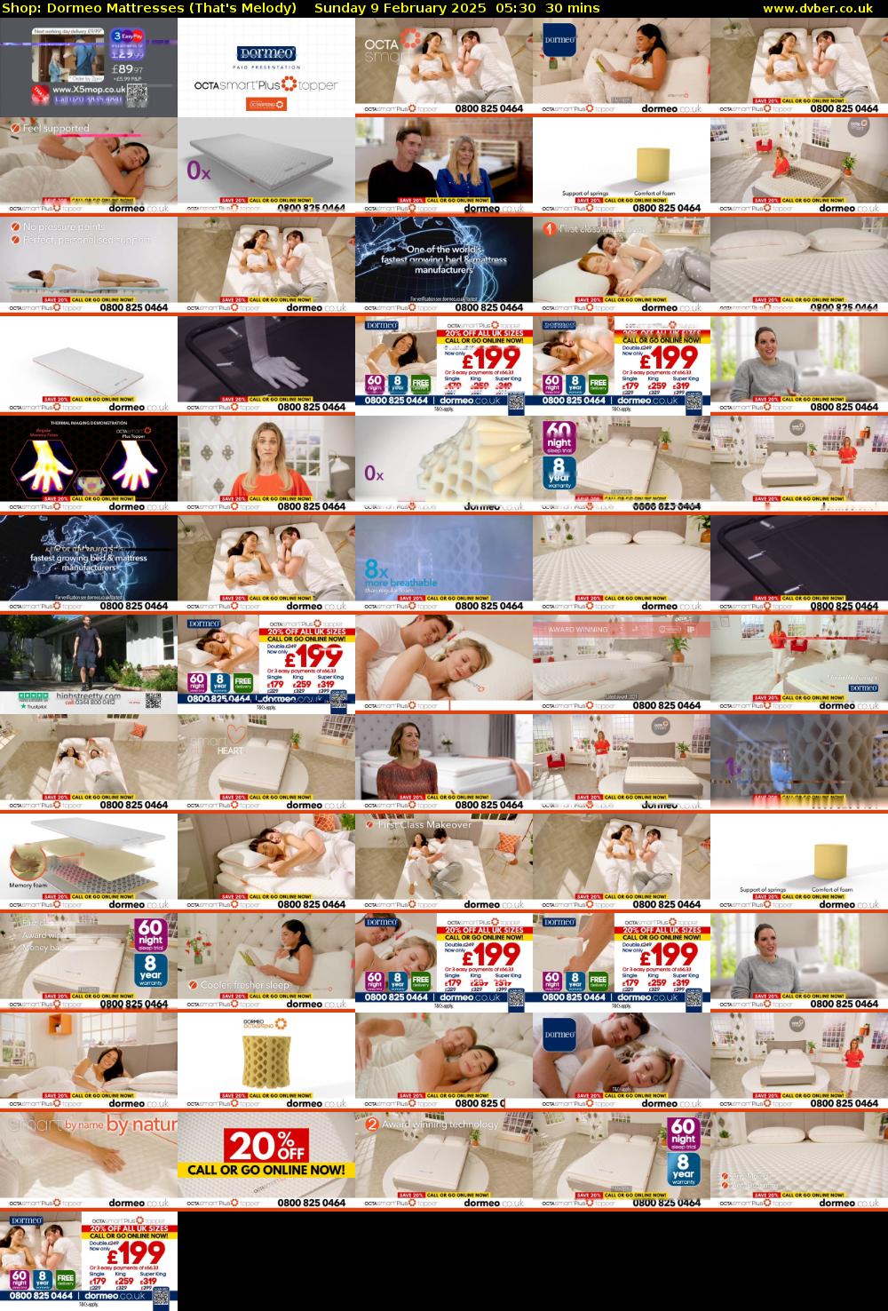 Shop: Dormeo Mattresses (That's Melody) Sunday 9 February 2025 05:30 - 06:00