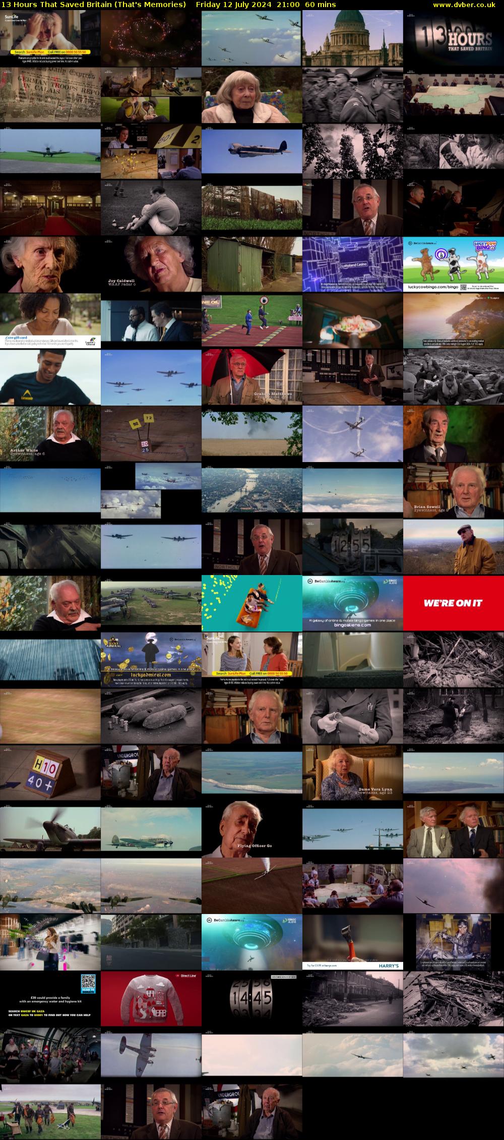 13 Hours That Saved Britain (That's Memories) Friday 12 July 2024 21:00 - 22:00