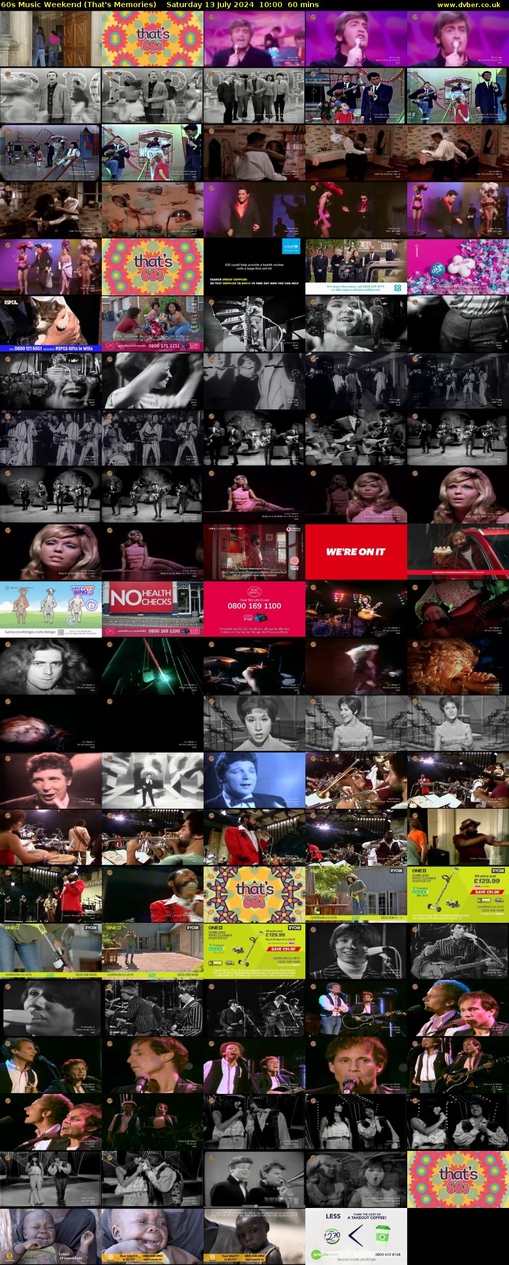 60s Music Weekend (That's Memories) Saturday 13 July 2024 10:00 - 11:00