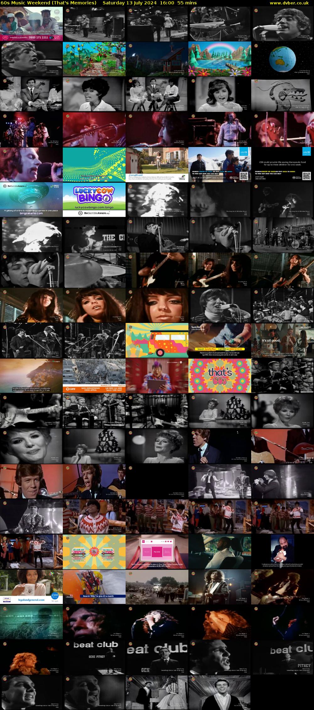 60s Music Weekend (That's Memories) Saturday 13 July 2024 16:00 - 16:55