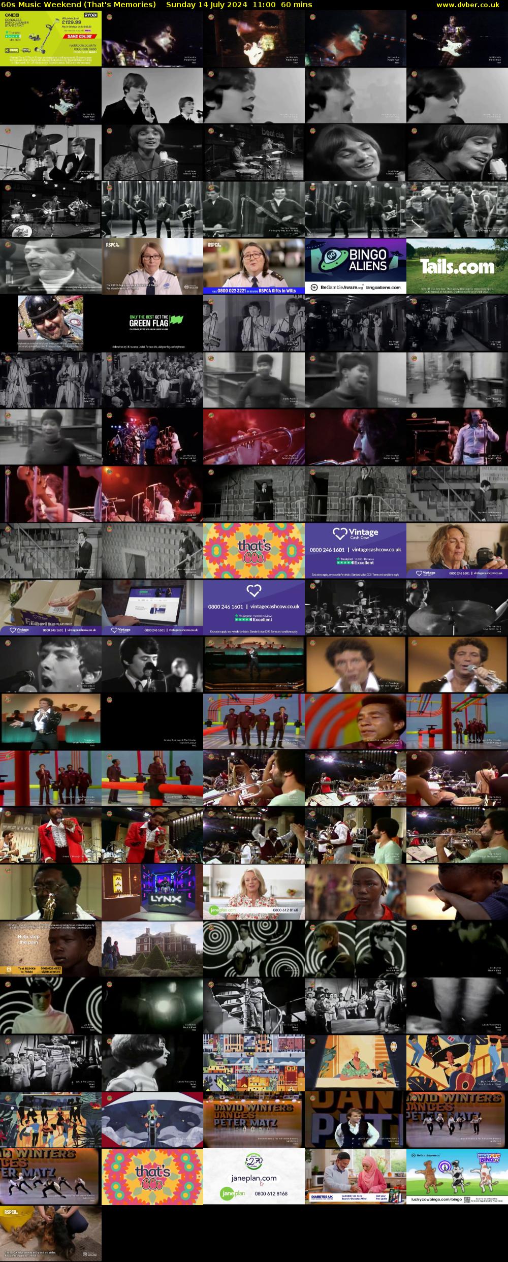 60s Music Weekend (That's Memories) Sunday 14 July 2024 11:00 - 12:00