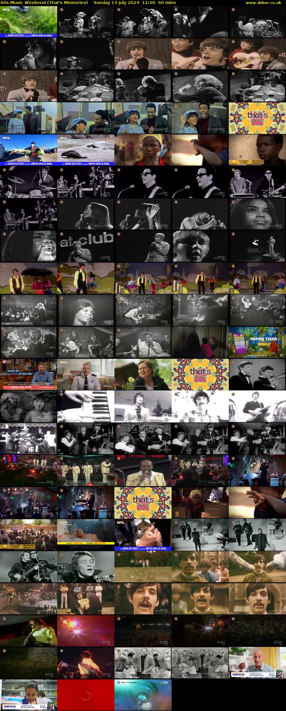 60s Music Weekend (That's Memories) Sunday 14 July 2024 12:00 - 13:00