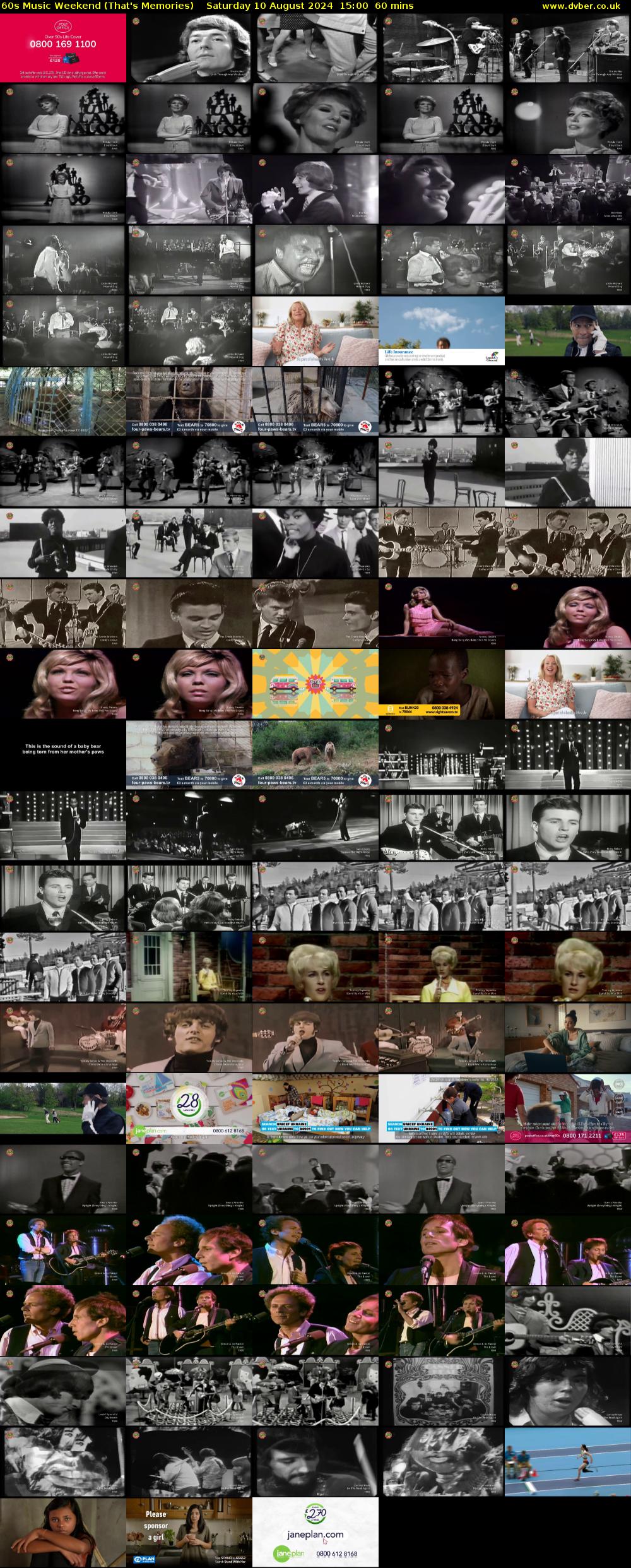 60s Music Weekend (That's Memories) Saturday 10 August 2024 15:00 - 16:00
