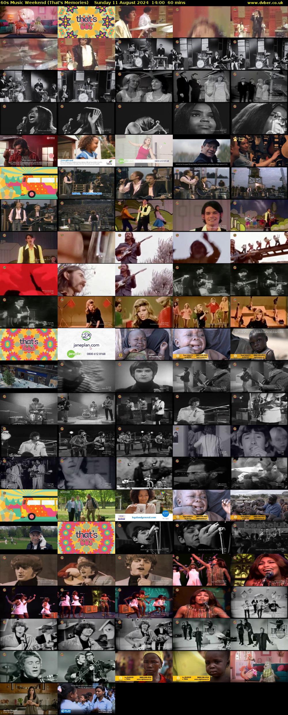 60s Music Weekend (That's Memories) Sunday 11 August 2024 14:00 - 15:00