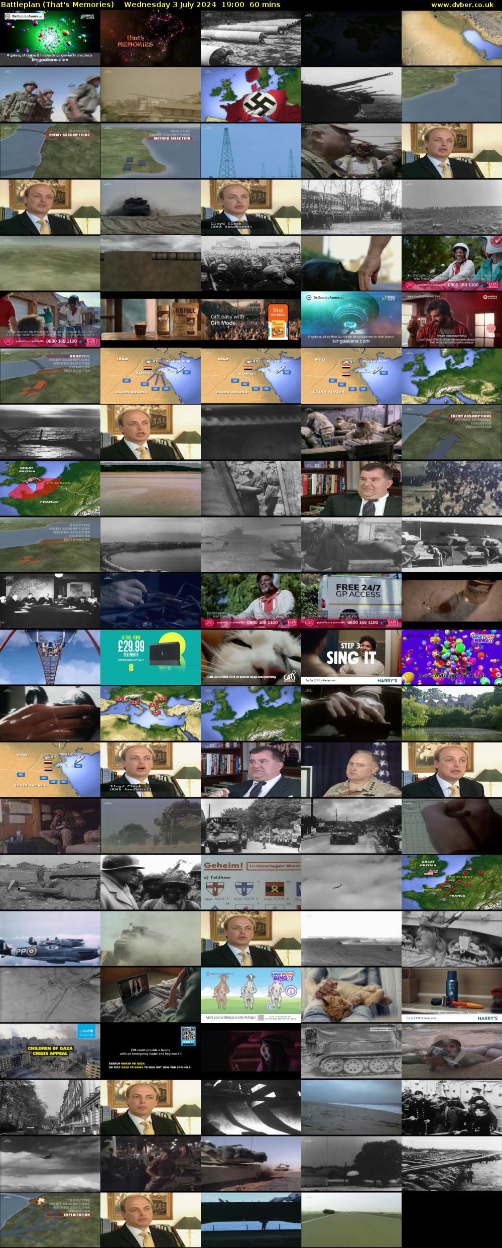 Battleplan (That's Memories) Wednesday 3 July 2024 19:00 - 20:00