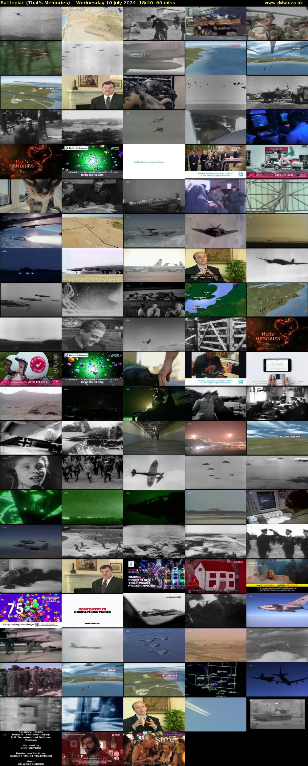 Battleplan (That's Memories) Wednesday 10 July 2024 18:40 - 19:40