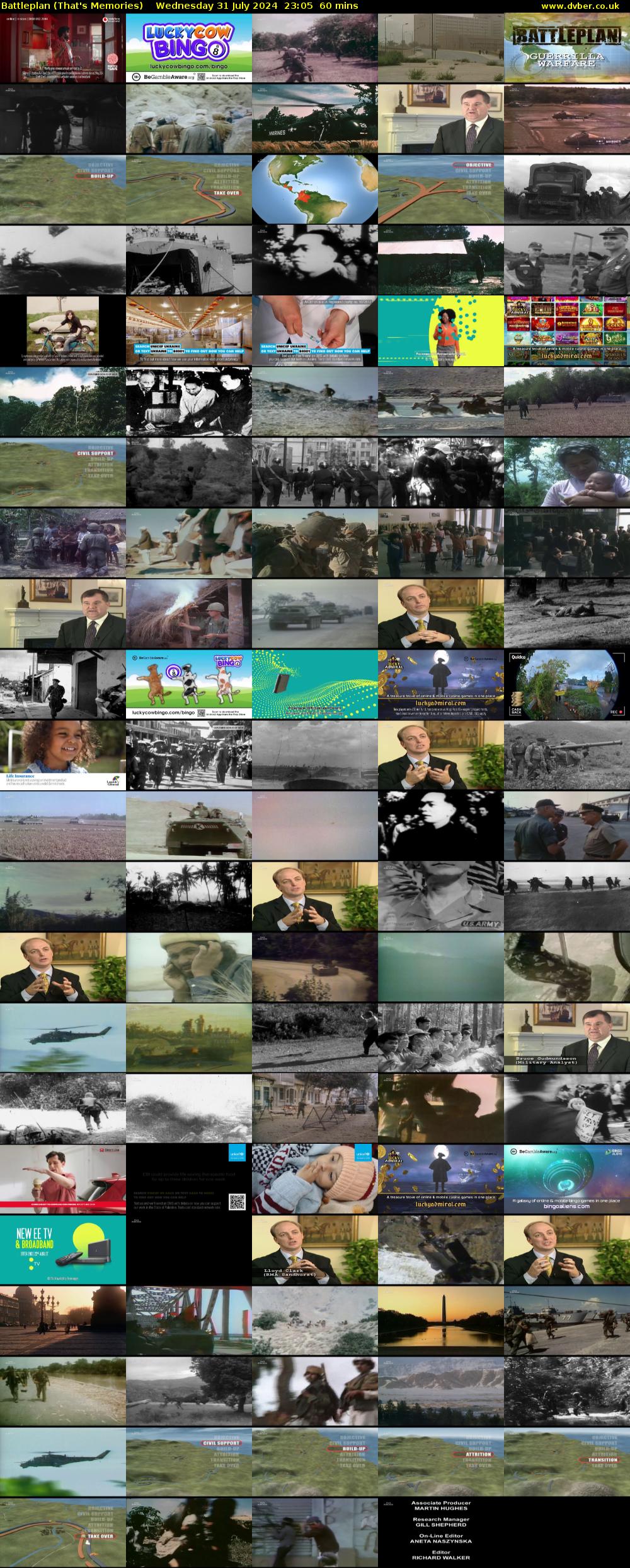 Battleplan (That's Memories) Wednesday 31 July 2024 23:05 - 00:05