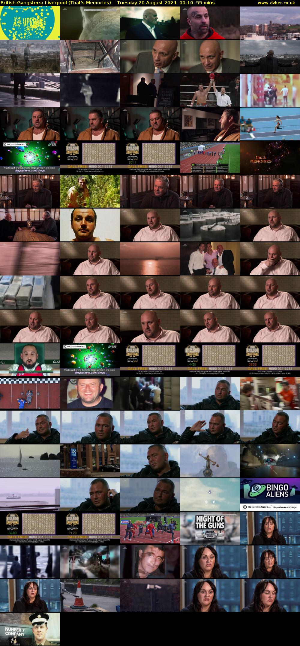 British Gangsters: Liverpool (That's Memories) Tuesday 20 August 2024 00:10 - 01:05
