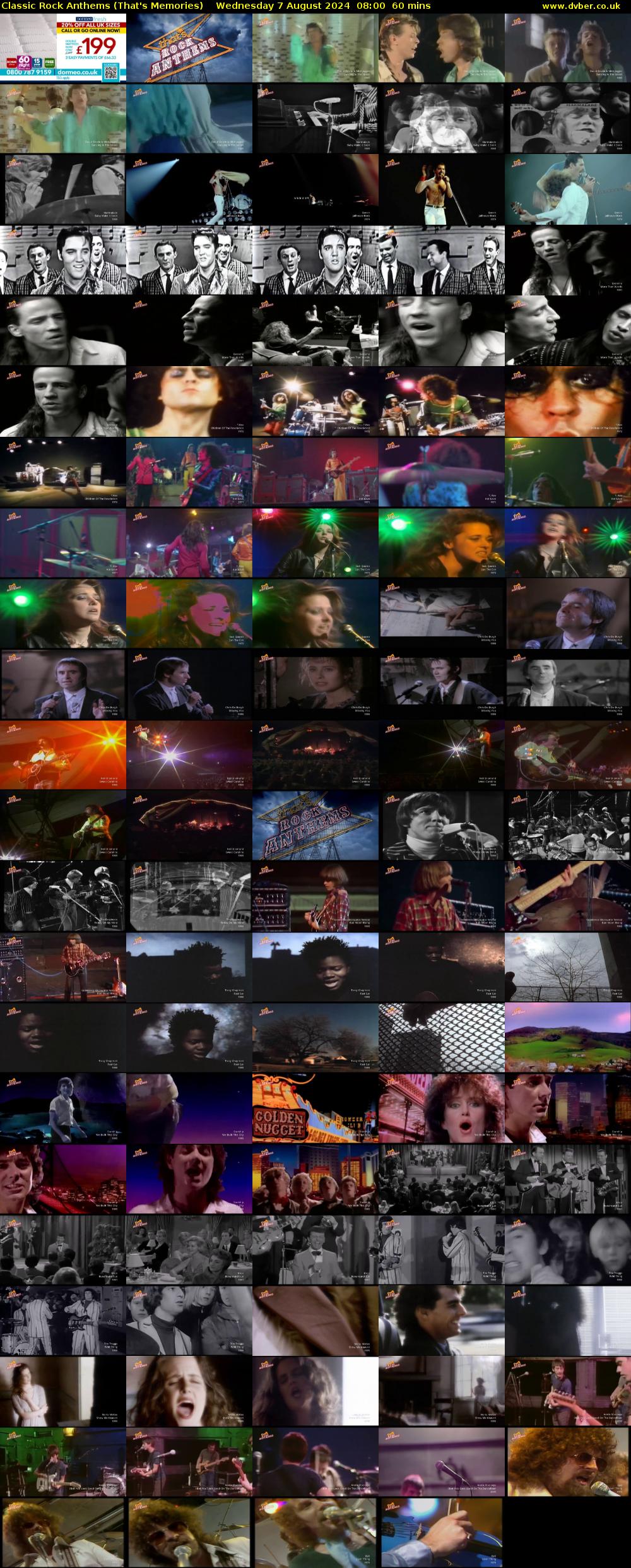 Classic Rock Anthems (That's Memories) Wednesday 7 August 2024 08:00 - 09:00