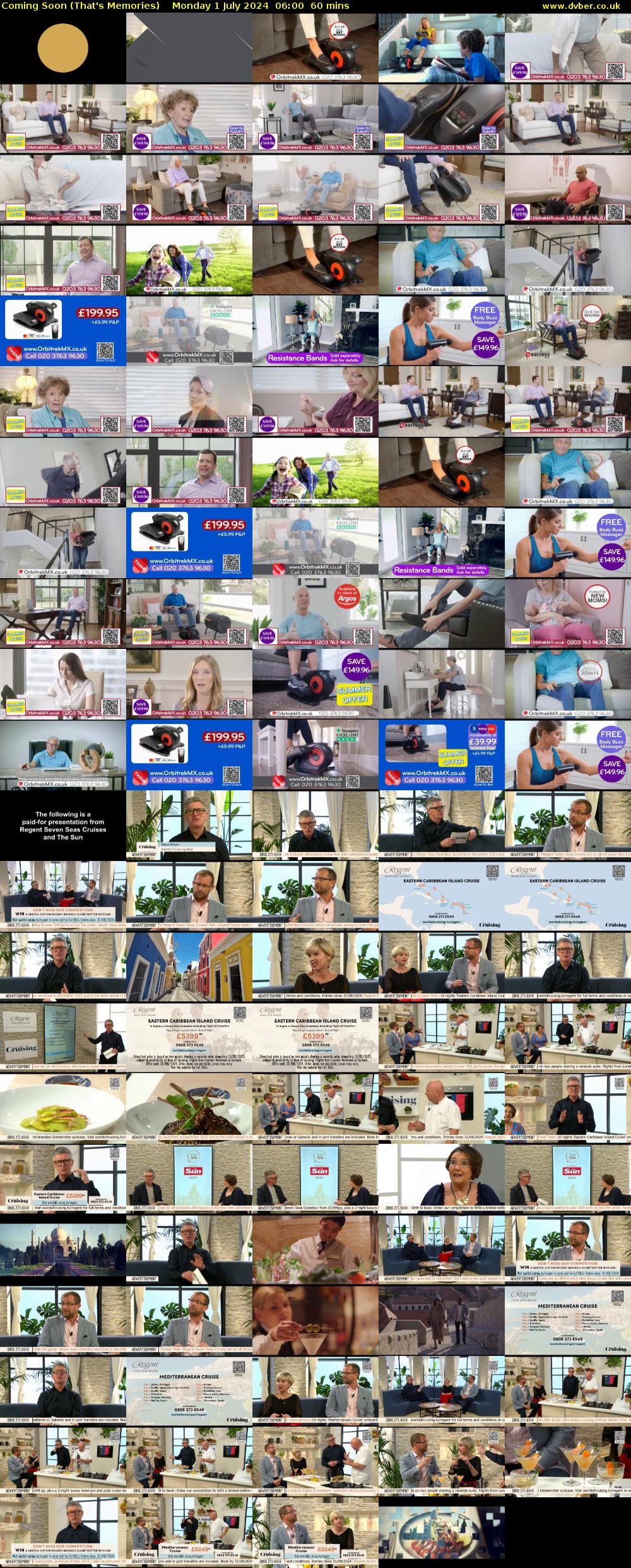 Coming Soon (That's Memories) Monday 1 July 2024 06:00 - 07:00
