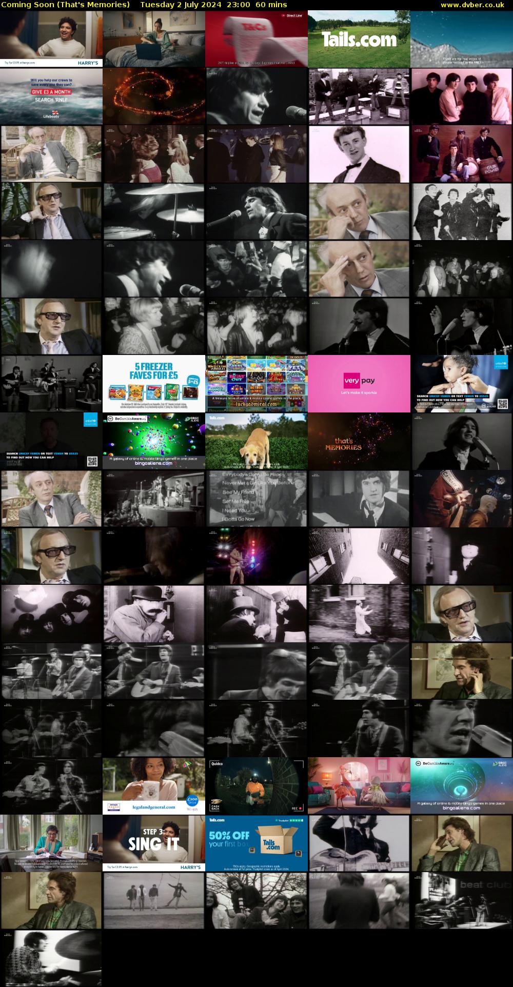 Coming Soon (That's Memories) Tuesday 2 July 2024 23:00 - 00:00