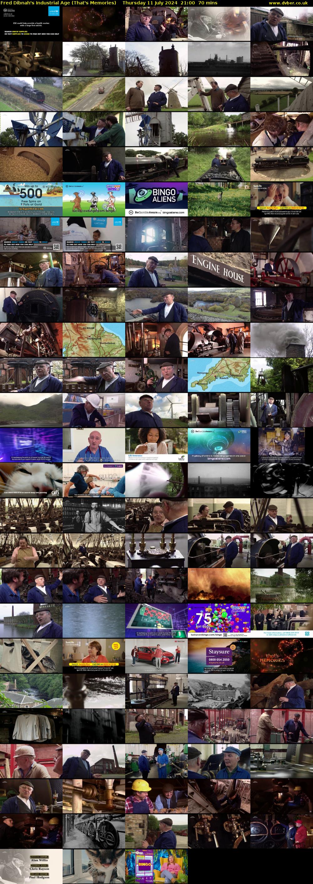 Fred Dibnah's Industrial Age (That's Memories) Thursday 11 July 2024 21:00 - 22:10