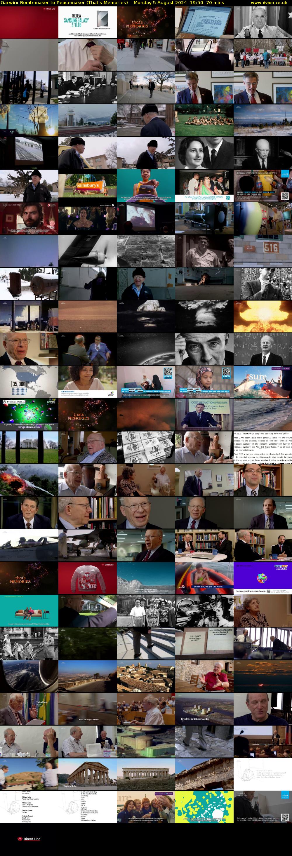 Garwin: Bomb-maker to Peacemaker (That's Memories) Monday 5 August 2024 19:50 - 21:00