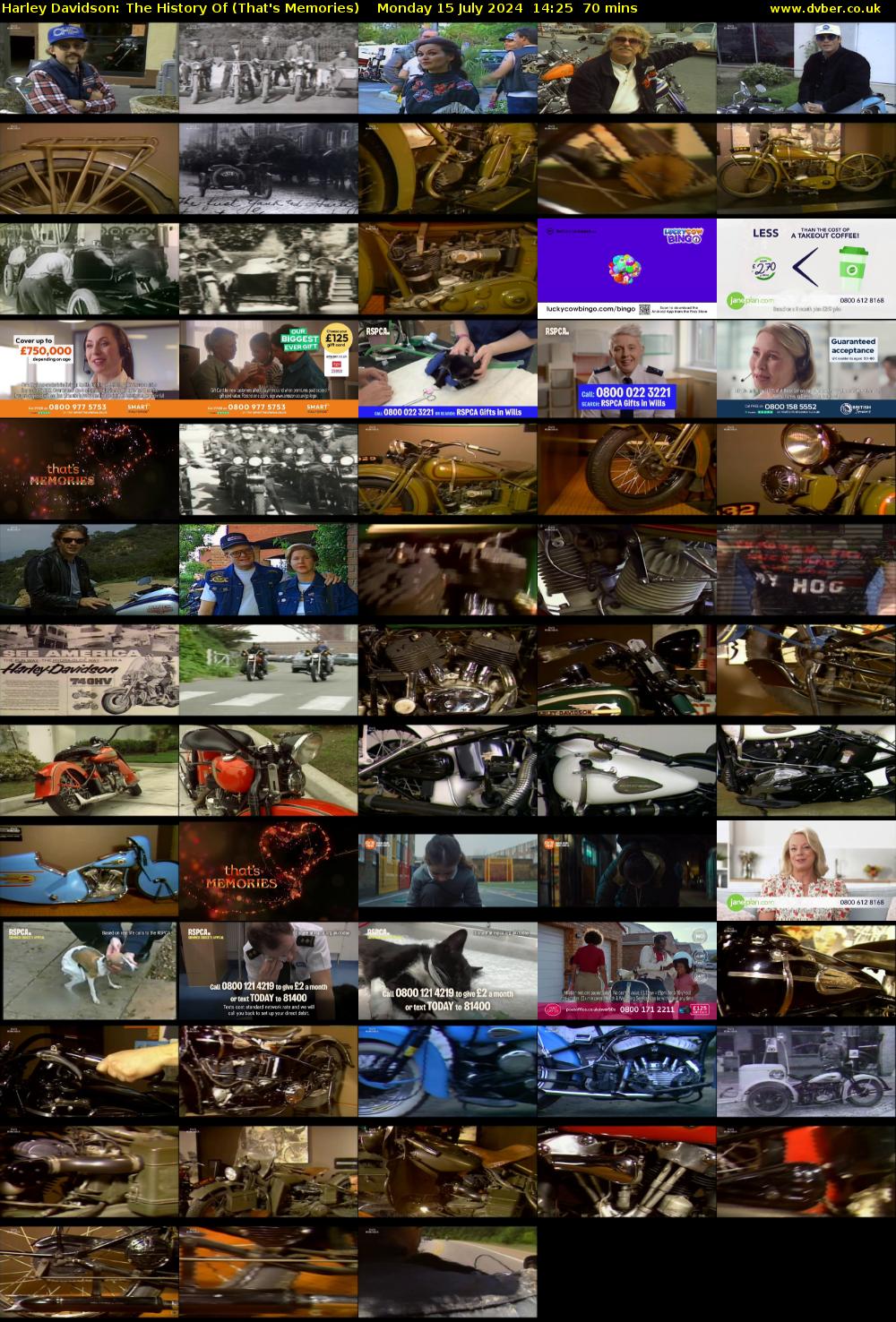 Harley Davidson: The History Of (That's Memories) Monday 15 July 2024 14:25 - 15:35