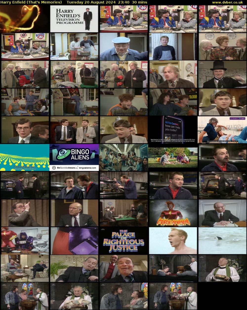Harry Enfield (That's Memories) Tuesday 20 August 2024 23:40 - 00:10