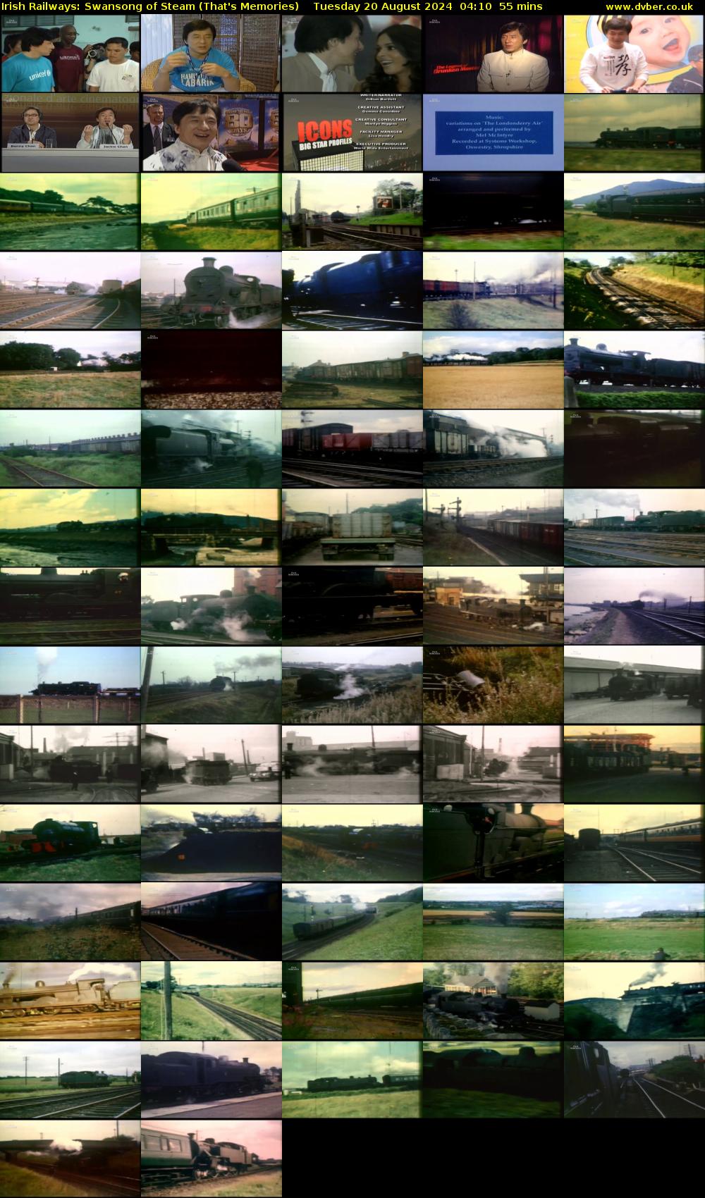 Irish Railways: Swansong of Steam (That's Memories) Tuesday 20 August 2024 04:10 - 05:05
