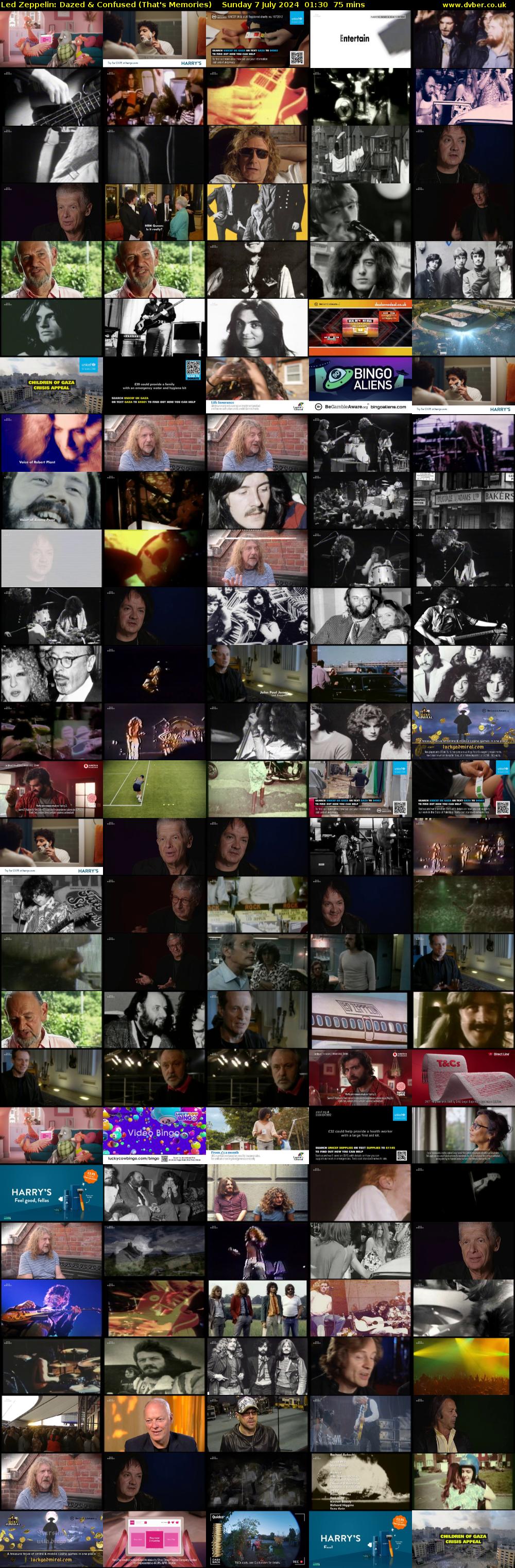 Led Zeppelin: Dazed & Confused (That's Memories) Sunday 7 July 2024 01:30 - 02:45