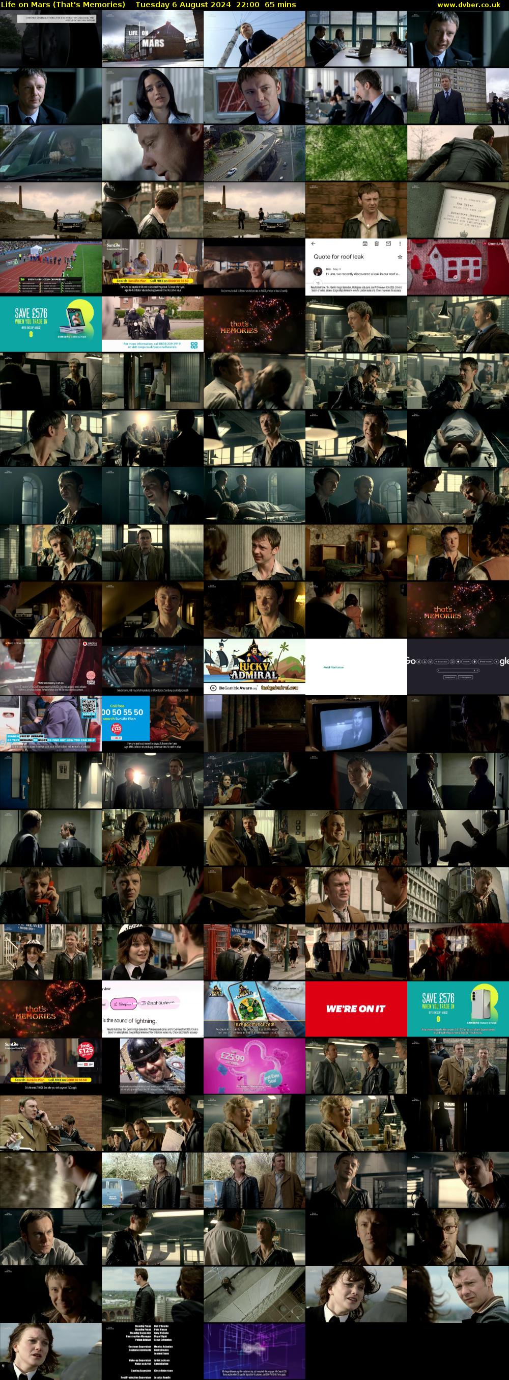 Life on Mars (That's Memories) Tuesday 6 August 2024 22:00 - 23:05