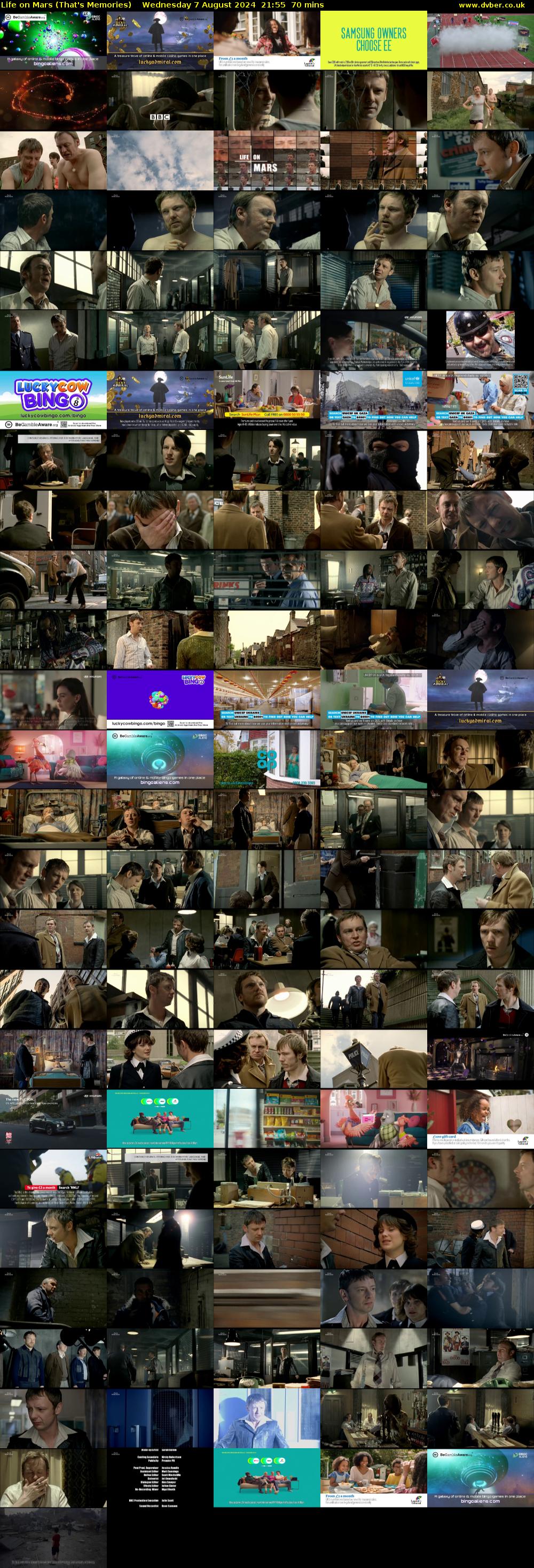 Life on Mars (That's Memories) Wednesday 7 August 2024 21:55 - 23:05