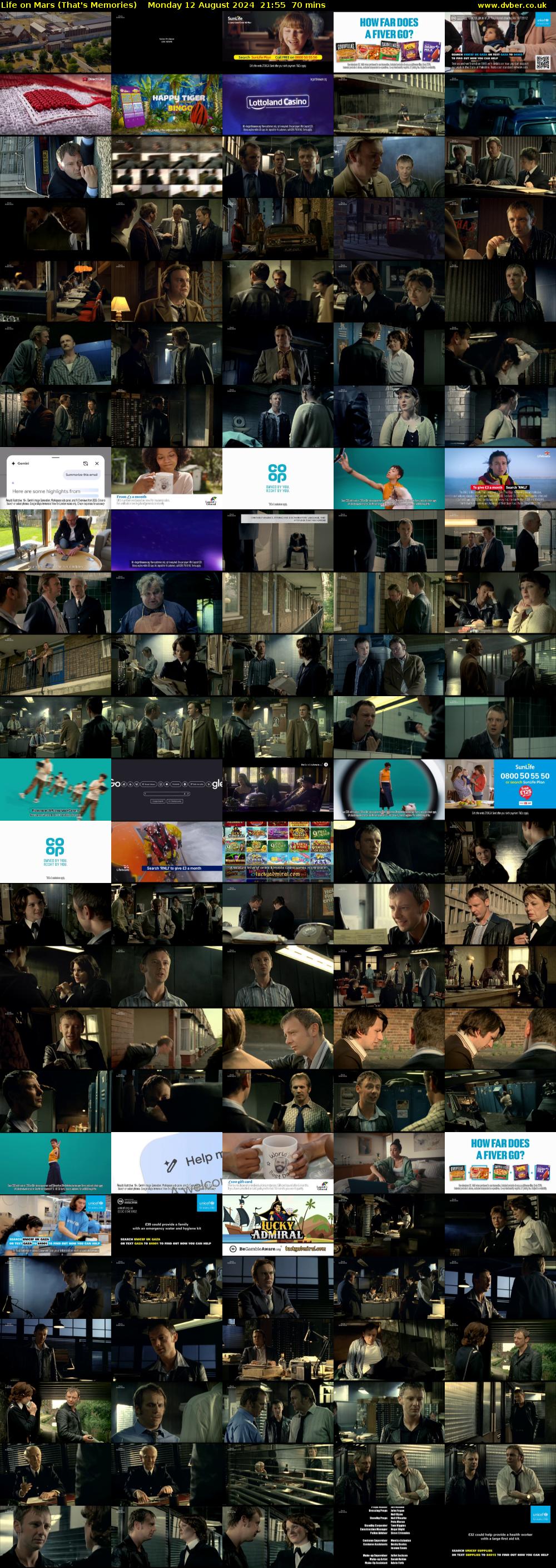 Life on Mars (That's Memories) Monday 12 August 2024 21:55 - 23:05
