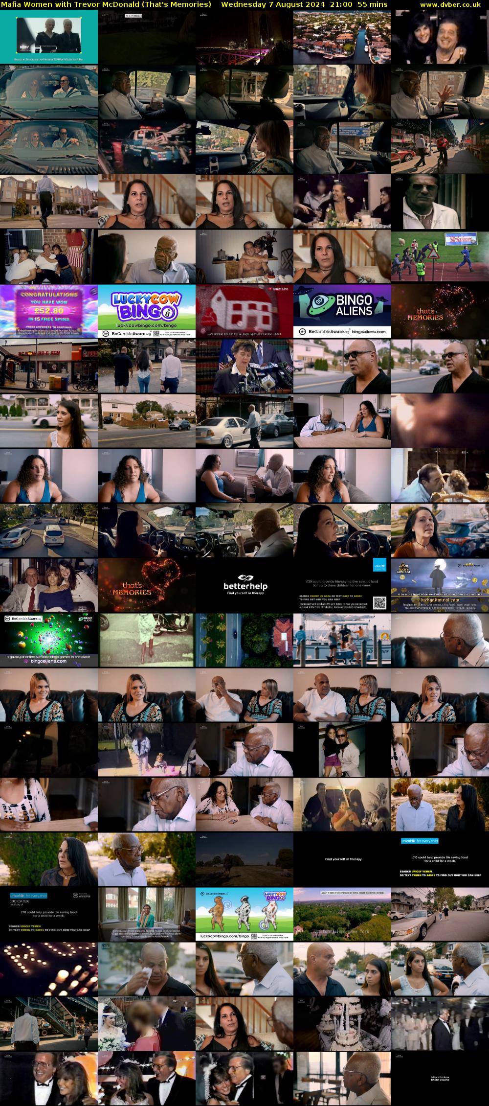 Mafia Women with Trevor McDonald (That's Memories) Wednesday 7 August 2024 21:00 - 21:55
