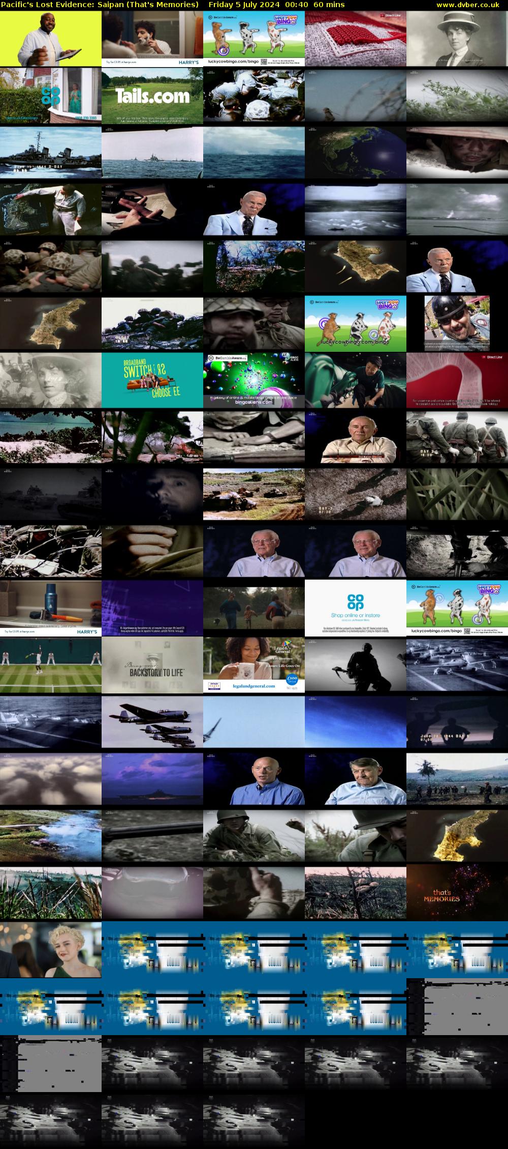 Pacific's Lost Evidence: Saipan (That's Memories) Friday 5 July 2024 00:40 - 01:40
