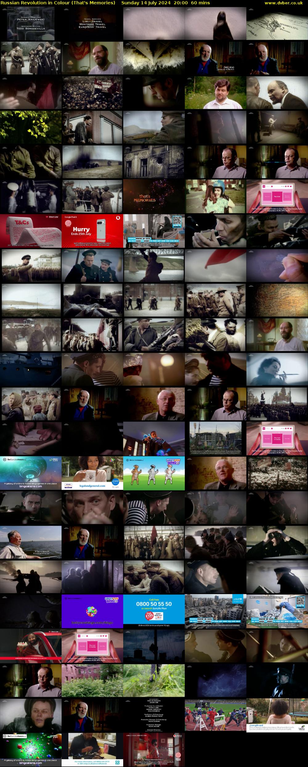 Russian Revolution in Colour (That's Memories) Sunday 14 July 2024 20:00 - 21:00