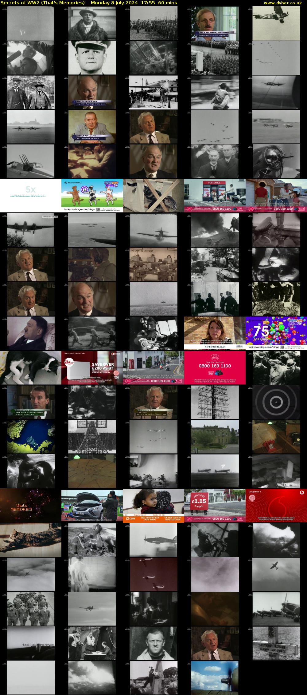 Secrets of WW2 (That's Memories) Monday 8 July 2024 17:55 - 18:55