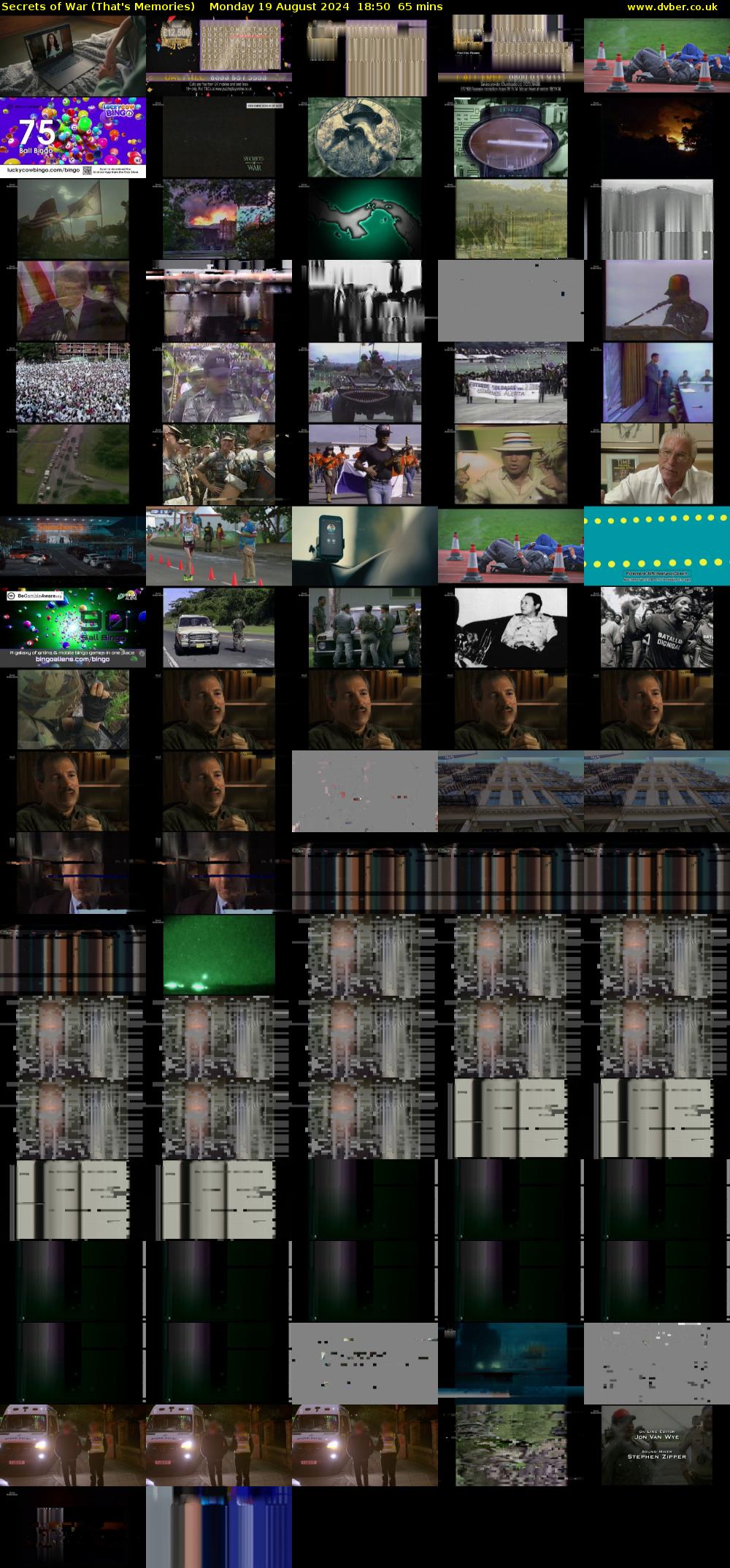 Secrets of War (That's Memories) Monday 19 August 2024 18:50 - 19:55