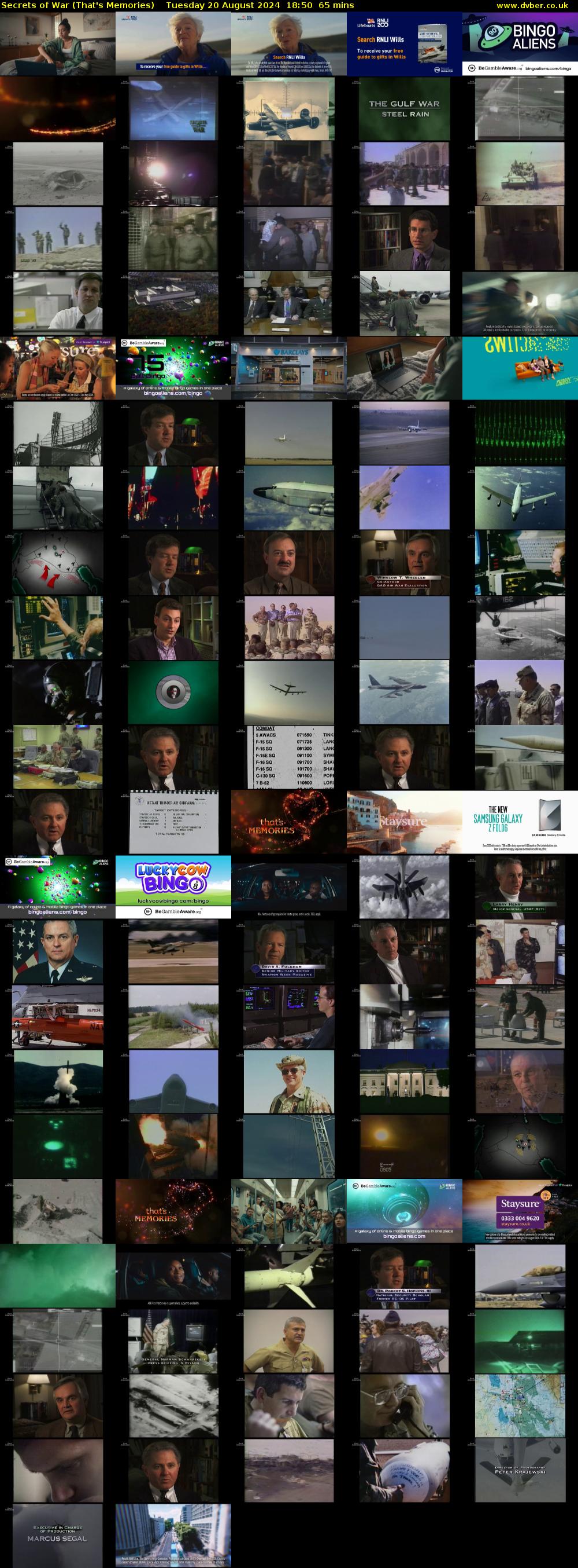 Secrets of War (That's Memories) Tuesday 20 August 2024 18:50 - 19:55