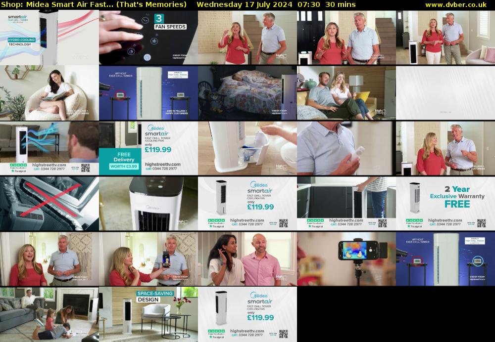 Shop: Midea Smart Air Fast... (That's Memories) Wednesday 17 July 2024 07:30 - 08:00