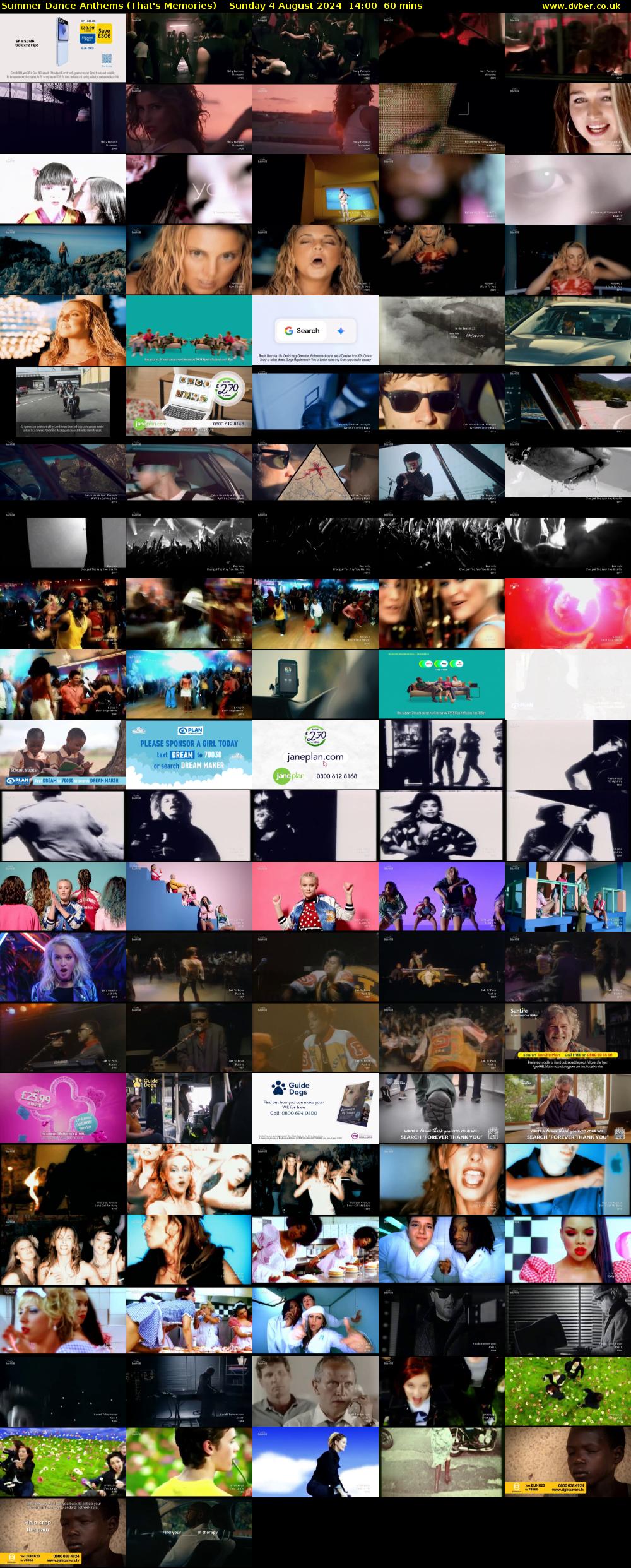 Summer Dance Anthems (That's Memories) Sunday 4 August 2024 14:00 - 15:00