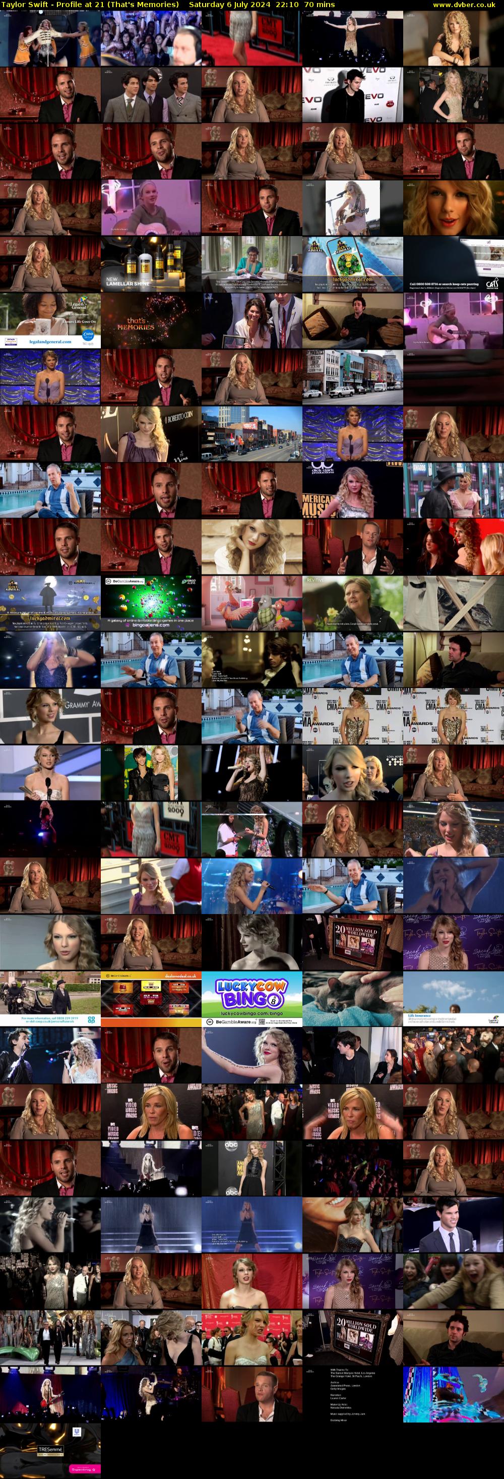Taylor Swift - Profile at 21 (That's Memories) Saturday 6 July 2024 22:10 - 23:20