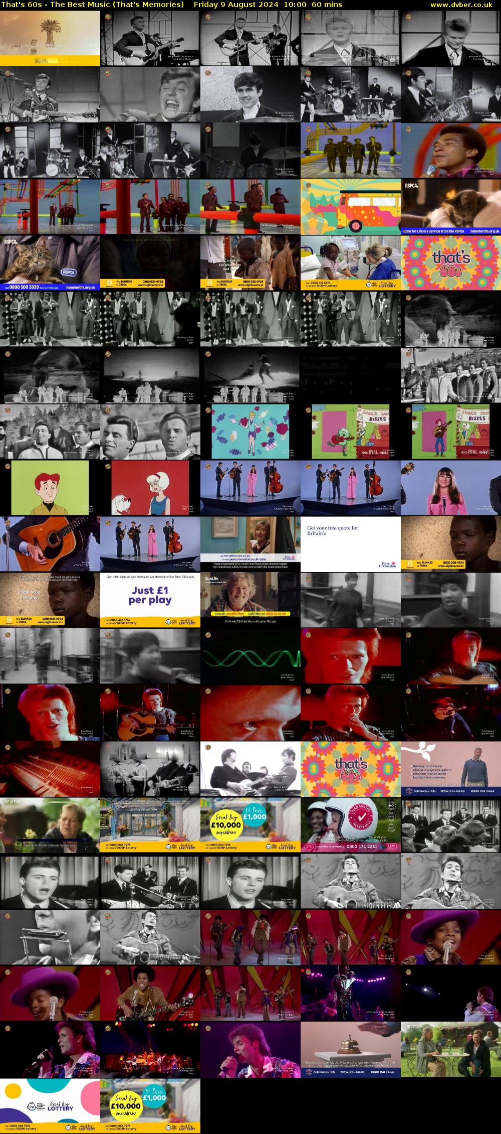 That's 60s - The Best Music (That's Memories) Friday 9 August 2024 10:00 - 11:00