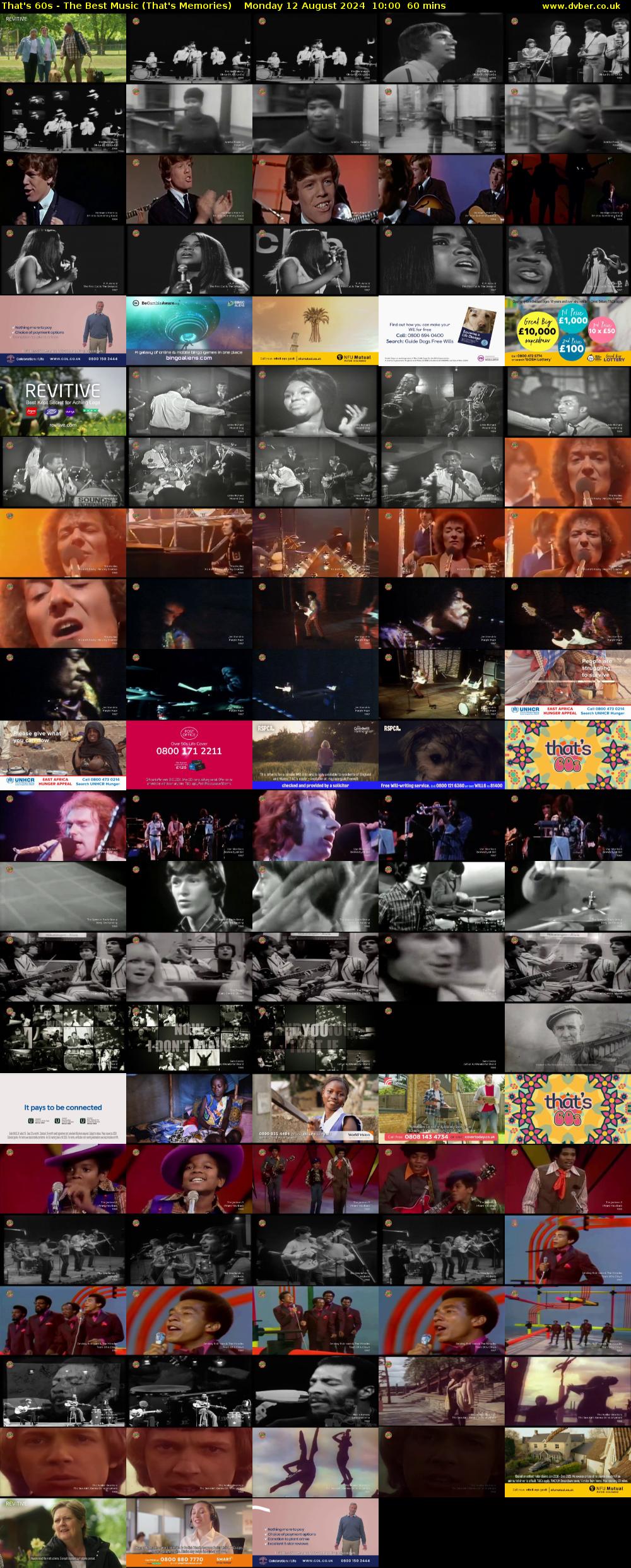 That's 60s - The Best Music (That's Memories) Monday 12 August 2024 10:00 - 11:00