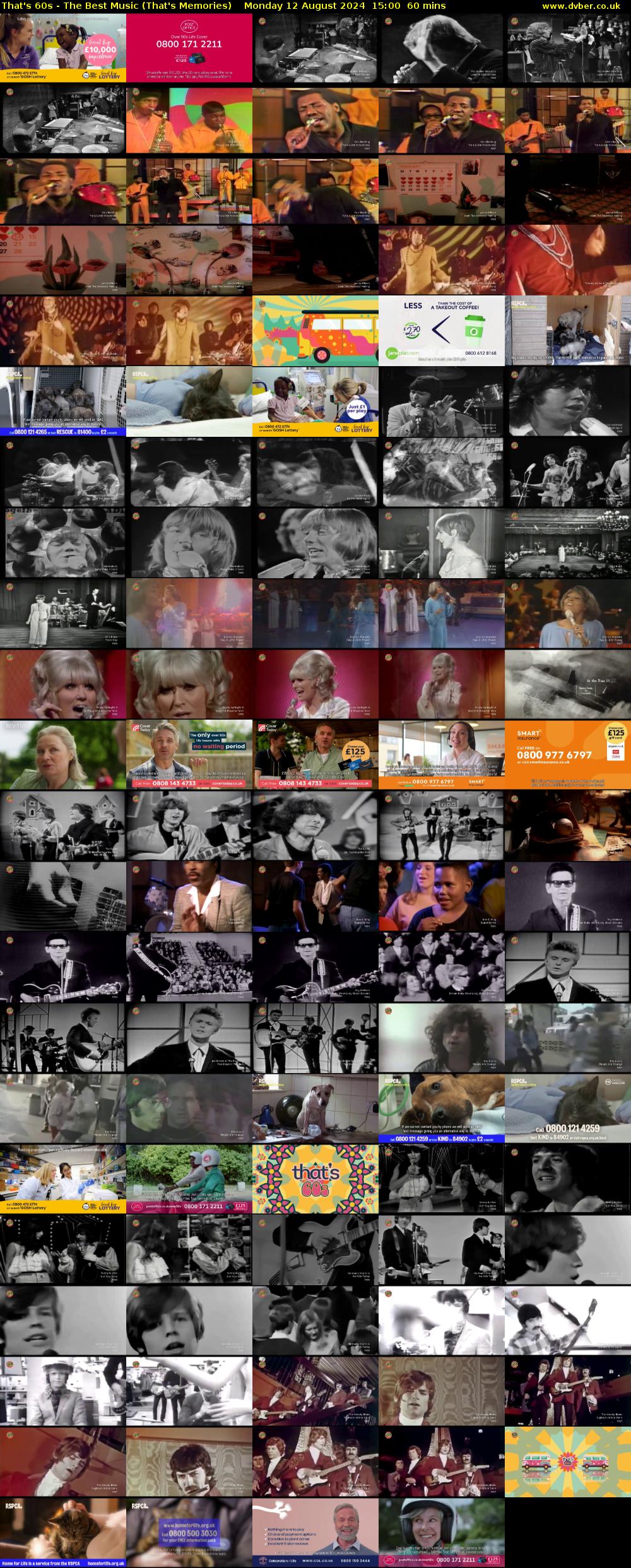 That's 60s - The Best Music (That's Memories) Monday 12 August 2024 15:00 - 16:00