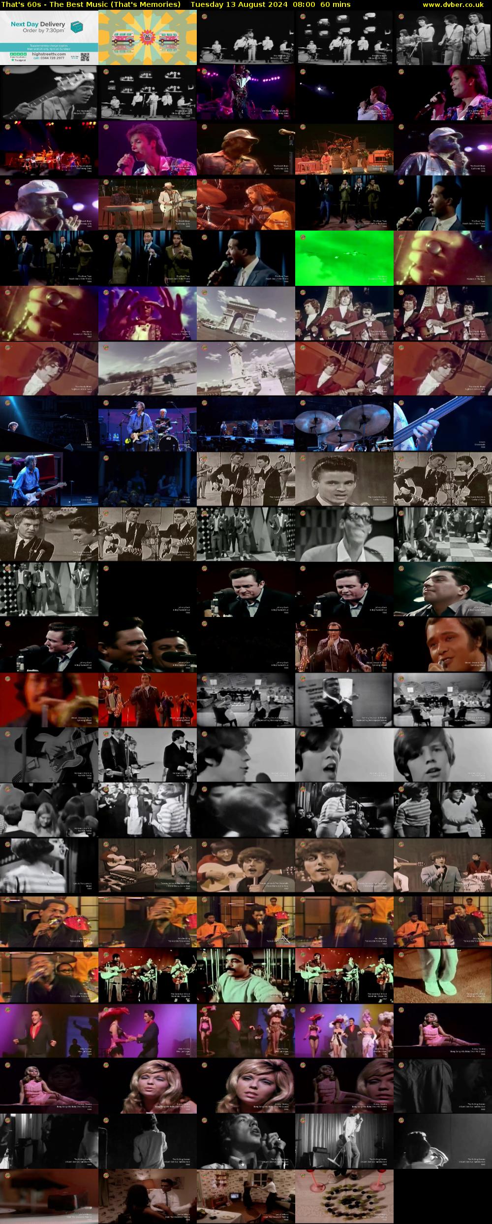 That's 60s - The Best Music (That's Memories) Tuesday 13 August 2024 08:00 - 09:00