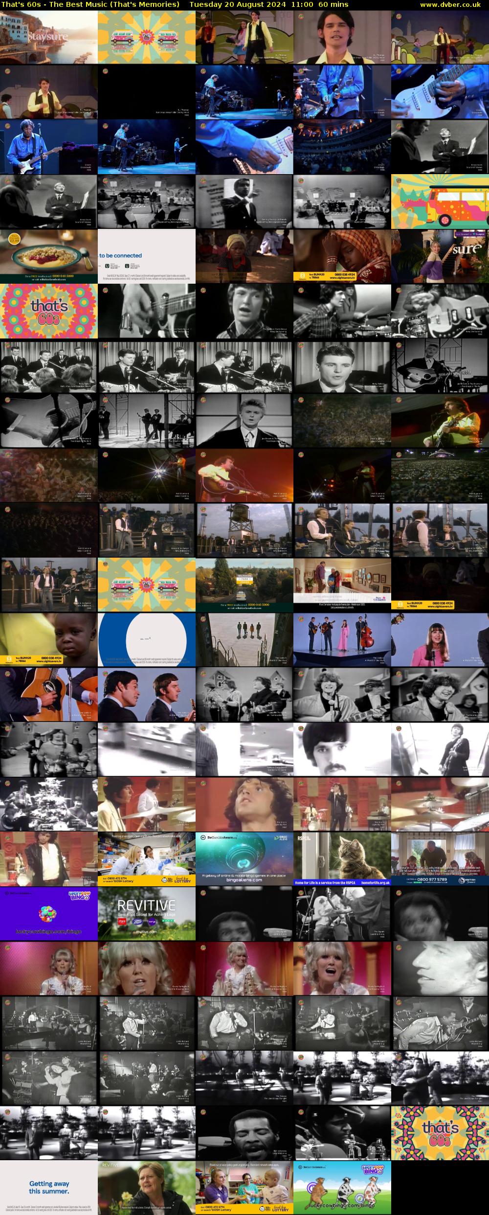 That's 60s - The Best Music (That's Memories) Tuesday 20 August 2024 11:00 - 12:00