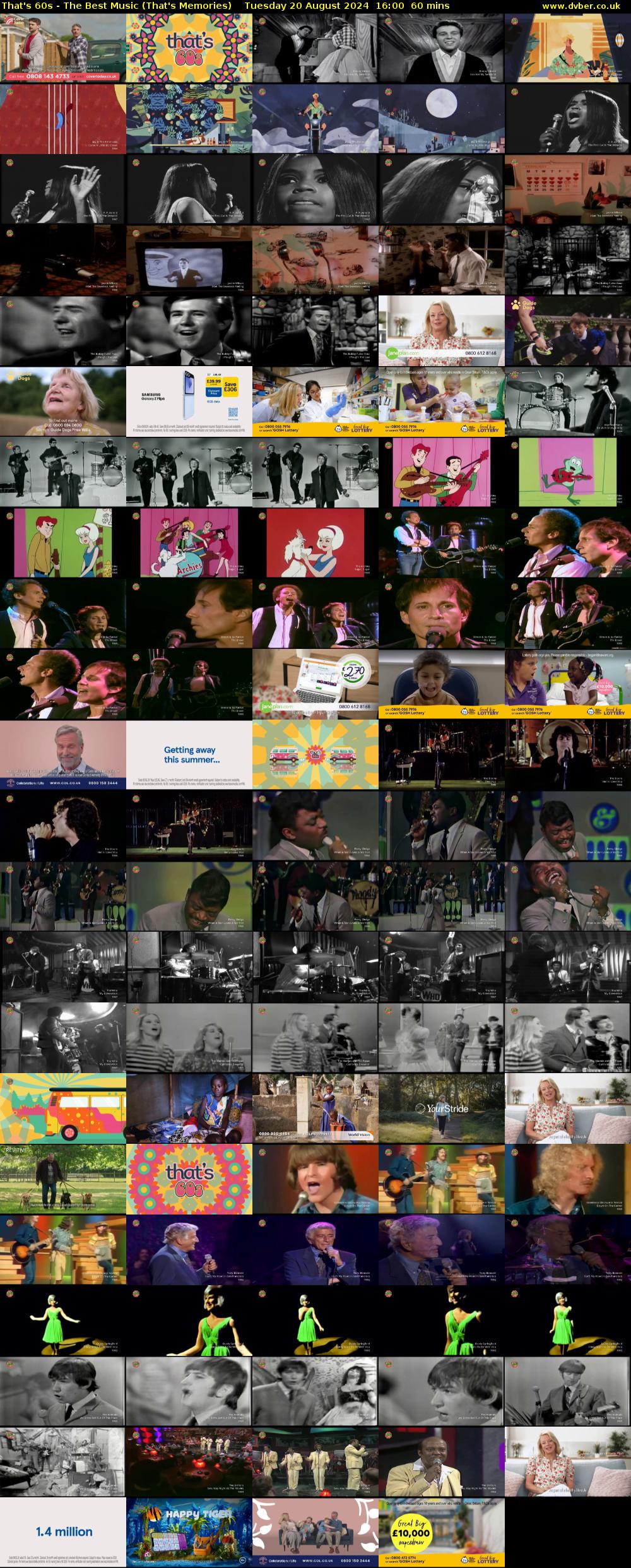 That's 60s - The Best Music (That's Memories) Tuesday 20 August 2024 16:00 - 17:00
