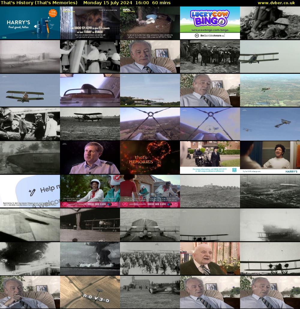 That's History (That's Memories) Monday 15 July 2024 16:00 - 17:00