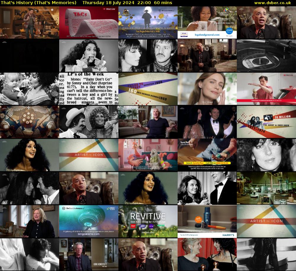 That's History (That's Memories) Thursday 18 July 2024 22:00 - 23:00